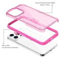 thumbnail image 3 of Funda TEKKU Brillos Rígida PC iPhone 15 PRO MAX Rosa Glitter, 3 of 6