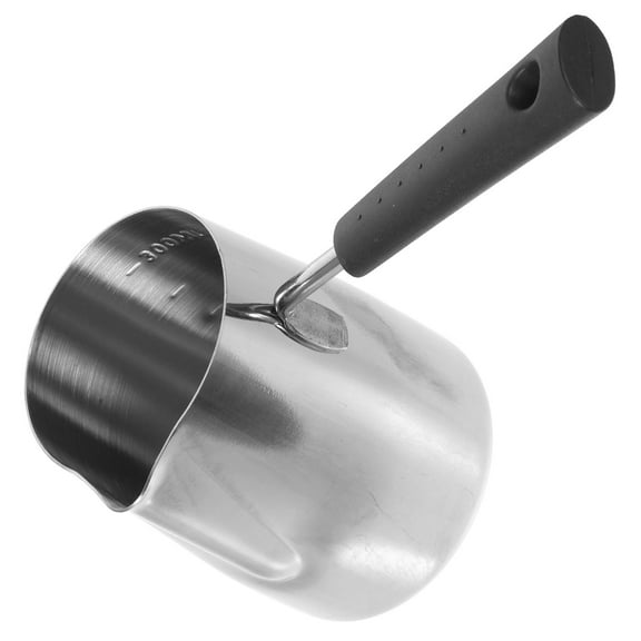 Water Jug Pitcher Coffee Shot Glasses Cups Milk Frother Container Creamer Pull Flower Stainless Steel