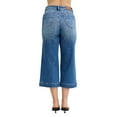 thumbnail image 4 of Mid Rise Crop Wide Leg Jeans, 4 of 10