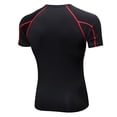thumbnail image 4 of Camisa Pack de 3 camisetas de manga corta para hombre de secado rápido para correr fitness entrenamiento atlético camiseta camiseta básica, 4 of 7
