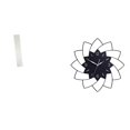 thumbnail image 1 of Lámpara De Pie De Papel Para Sala De Estar Y Reloj De Pared Acrílico Con Forma De Flor, Silencioso, Decorativo Para Dormitorio, Cafetería., 1 of 8