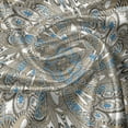 thumbnail image 7 of Ambesonne Ethnic Valance & Curtain, Persian Flora, 55"x36", Tan Blue White, 7 of 7