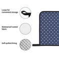 thumbnail image 6 of LNWH Oven Mitts, Oven Mitts and Pot Holders Set, Outdoor BBQ Mitts Heat Resistant Cooking, White Snow Pattern, 6 of 8