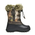 thumbnail image 2 of BURUDANI Kids Boys Girls Warm Snow Boots Insulated Waterproof Winter Ski Boots KSNOW BROWN/CAMO Size 10, 2 of 4