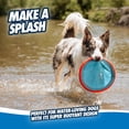 thumbnail image 2 of Juguete Frisbee Chuckit! Azul Flota en el Agua Grande para Perro, 2 of 8
