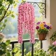 thumbnail image 5 of Artificial Flower Garland Verdsylv Hanging Artificial Flower Garland - Wedding Decoration Vine with Realistic Flowers for Arch Assembly, Outdoor Home Party Decor, Wedding Arch Decoration Vine, K, 5 of 9