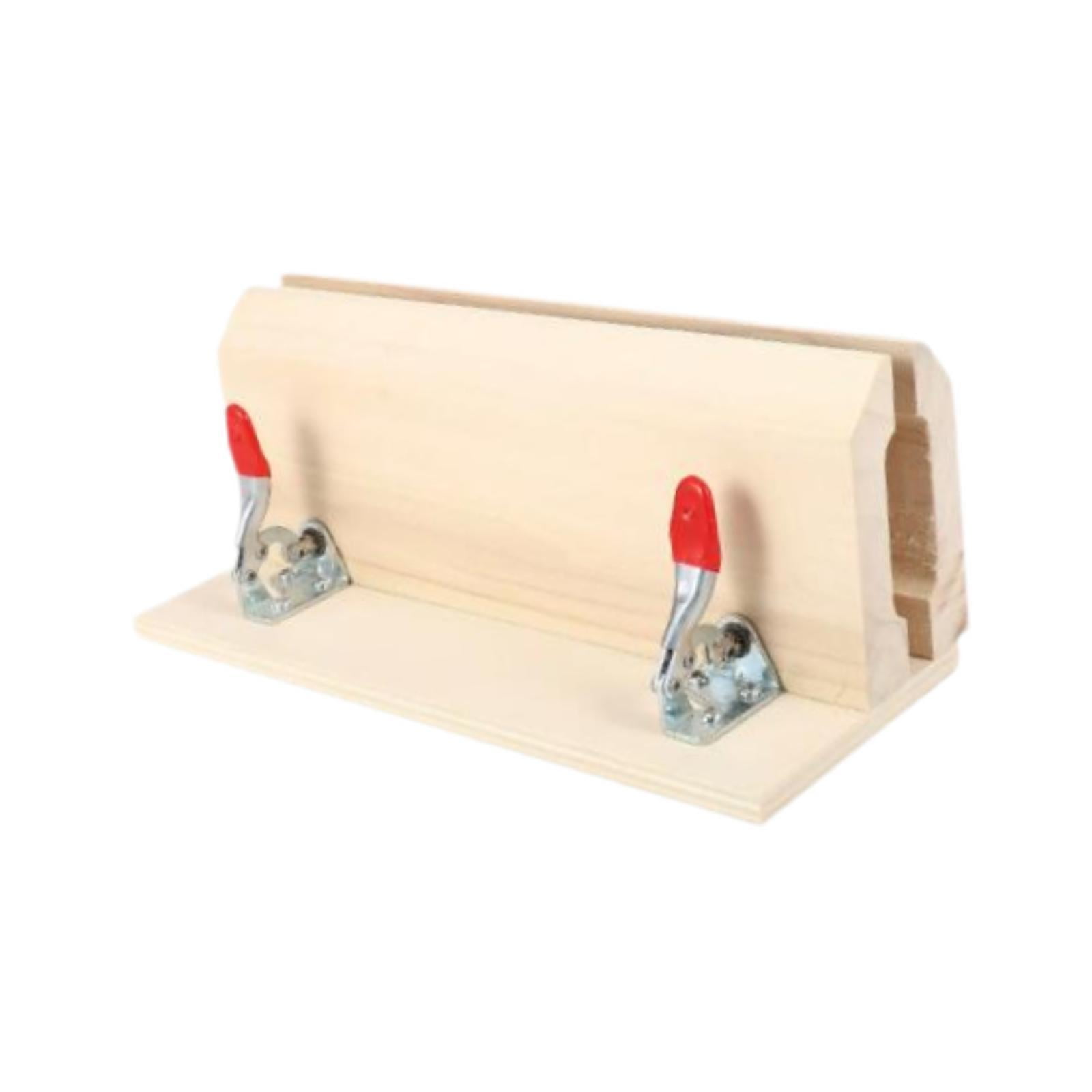 Wxqbjtam Stitching Horse PU Leather Clamp Wood Belt DIY Clip DIY Craft Table Desktop Tool