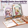 thumbnail image 3 of 3-Fold Watercolor Painting Book with Palette & Brush, DIY Art Therapy Kit for Adults & Beginners, Perfect for Relaxation & Stress Relief, 3 of 11