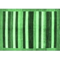 thumbnail image 1 of Ahgly Company Indoor Rectangle Abstract Emerald Green Modern Area Rugs, 4' x 6', 1 of 4