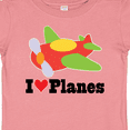 thumbnail image 4 of Inktastic I Love Planes Cute Airplane Boys or Girls Baby T-Shirt, 4 of 5