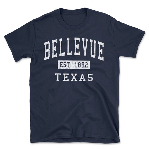 Bellevue Texas Classic Established Men's Cotton T-Shirt