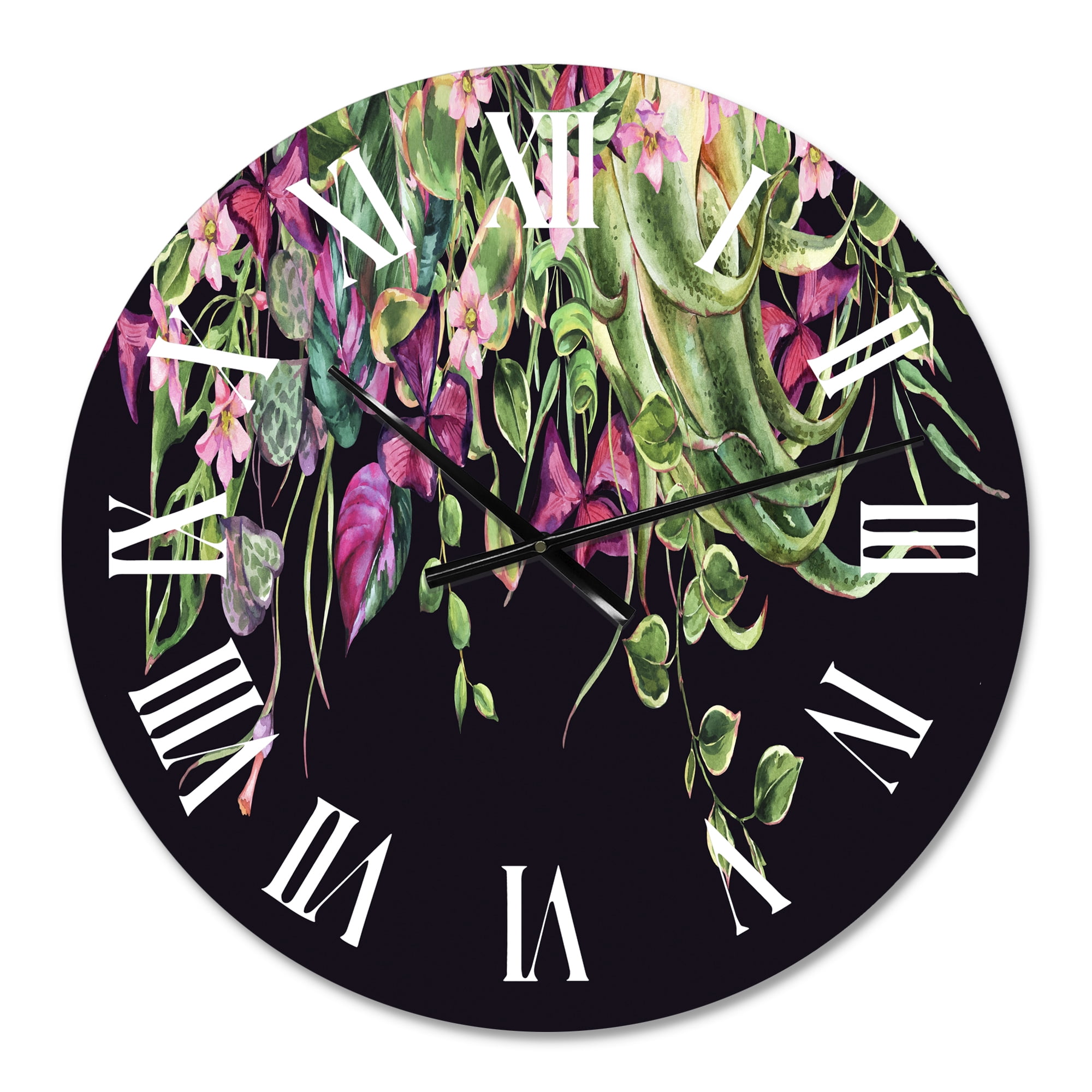 Designart 1 in Quartz Farmhouse Wall Clock