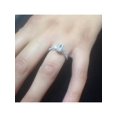 thumbnail image 4 of Bague de Fiançailles Ovale en Diamant 1 1/6ct Or Blanc 14K, 4 of 4