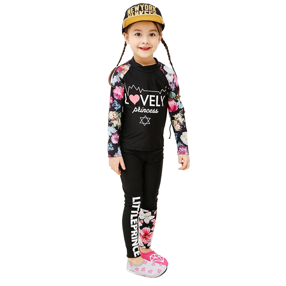 kids long sleeve swim suits