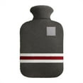 Hot Water Bottle 2 Liters With Lid Soft Fuzzy Hot Water Bottle For Babies Children And Adults