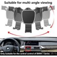 thumbnail image 5 of LUNQIN Car Phone Holder for 2005-2015 BMW 7 Series Sedan 730Li 740Li 750Li Auto Accessories Navigation Bracket Interior, 5 of 5
