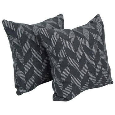 17-inch Jacquard Throw Pillows with Inserts (Set of 2) 9910-S2-ID-097