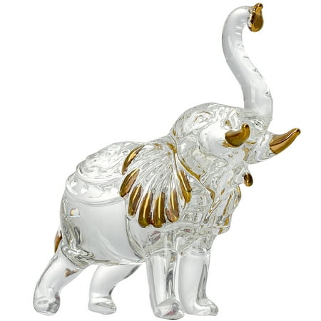 

Crystal Elephant Home Decor Lovely Elephant Statue Desk Topper Crystal Sculpture
