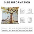thumbnail image 5 of SHANXI Throw Pillow Cushion Cover, Winds of Fall View with Deciduous Branch Faded Leaves Gulls in Image, Decorative Square Accent Pillow Case 18x18in, 5 of 5