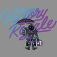 thumbnail image 2 of Women's Fortnite Victory Royale Raven Float On Racerback Tank Top Gray Heather Large, 2 of 4
