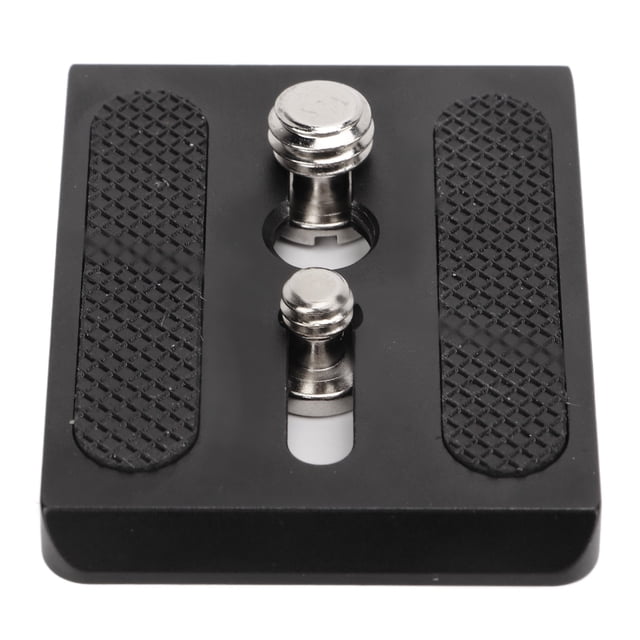 Tripod Head Plate Adapter, Tripod Quick Release Plate Rubber Foot Pad Wear Resistant Anodized Treatment For Photography