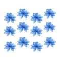thumbnail image 2 of 12Pcs Christmas Flower Ornaments Hollow out Glitter Artificial Xmas Flower Adornment Christmas Party Decoration (Blue), 2 of 10