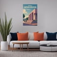 thumbnail image 5 of Morning View Wall Art Amparo Museum Puebla Mexico Vintage Travel Poster Contemporary Architecture Print Poster, 5 of 8