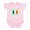 Petal Pink, variant on CafePress - Made In Canada From Irish Parts Infant Bodysuit - Baby Light Bodysuit, Size Newborn - 24 Months
