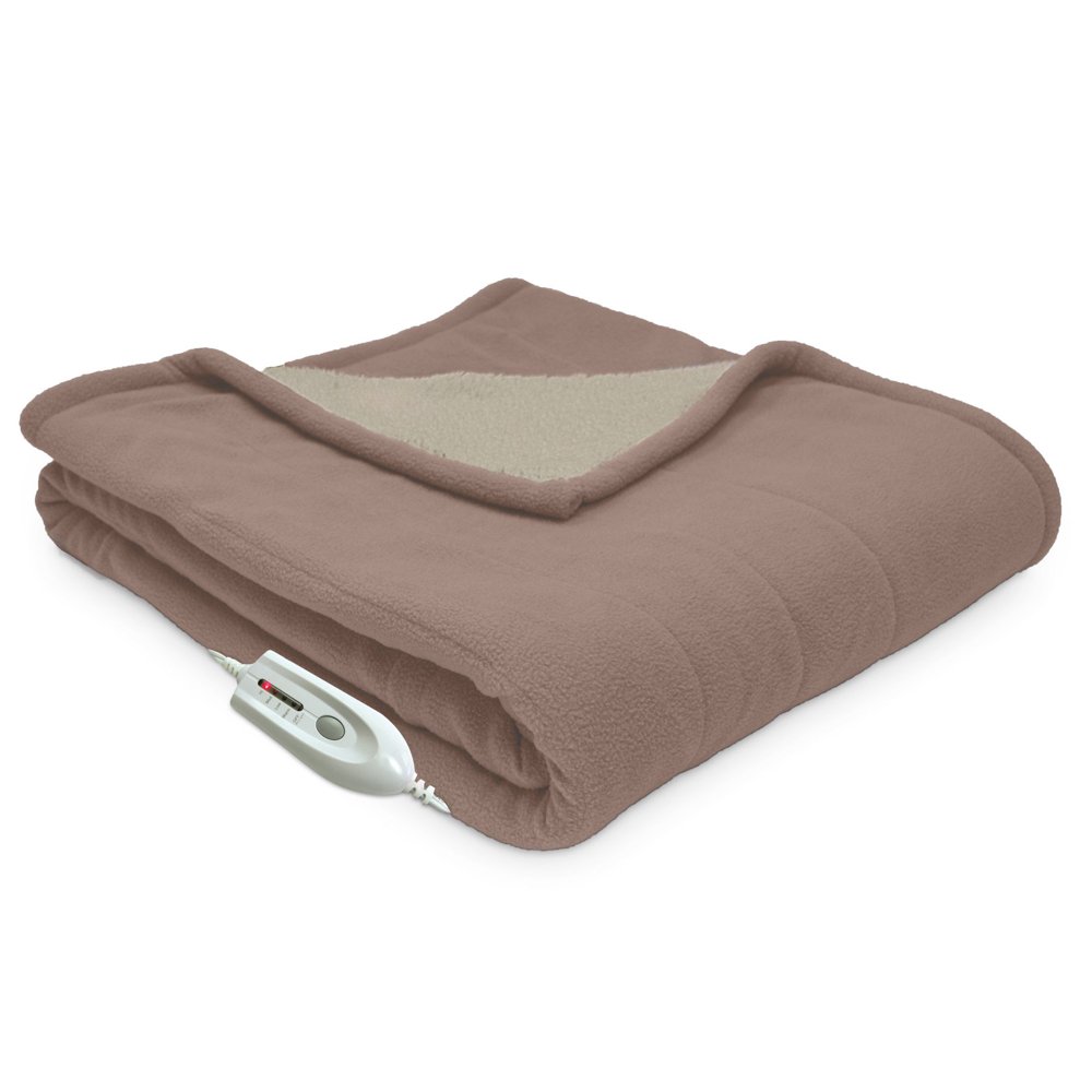 Serta Microfleece and Sherpa Throw