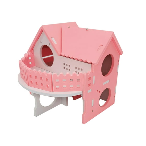 Hamster Villa Luxurious Pet Landscaping Ventilated Hamster Sleeping House Accessories Toy Small Animal Supplies