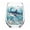 #A01-C, variant on 15oz Stemless Wine Glass with Crab Ocean Animal Print, Vibrant 2D Marine Life Design for Beach House Decor, Ideal Gift for Seafood Lovers & Summer Parties, Durable Clear Glass Tumbler