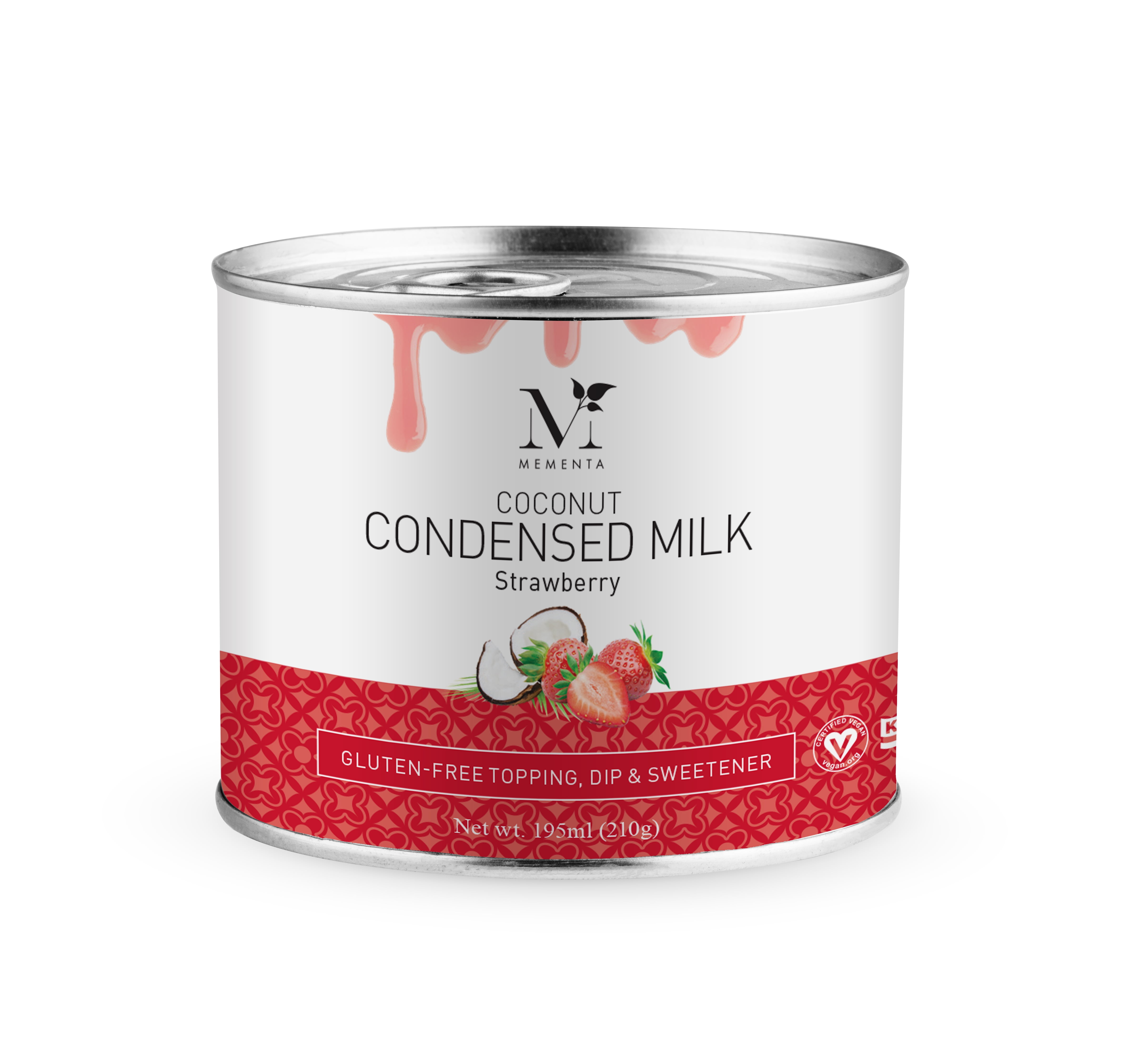 Coconut Condensed Milk, Strawberry