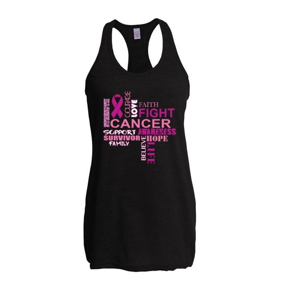 Normal is Boring - Women's Racerback Tank Top, up to Women Size 2XL - Fight Breast Cancer
