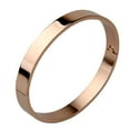 thumbnail image 6 of Stainless steel bracelet bangle round bracelet for men 8mm rose gold Rose Golden, 6 of 8
