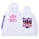 thumbnail image 1 of Pop cazadora para niña Demon Hunters Unisex Printed Anime Print Long-Sleeved Hooded Sweatshirt （White）, 1 of 3