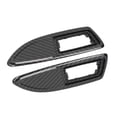 thumbnail image 2 of Side Light Surrounds, Side Indicator Repeater Frame Set Easy Installation 2 Pcs Anti UV Coating  For Car Adaptations Glossy Black,Carbon Fiber Style, 2 of 8