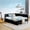 Black, variant on Noble House Haylie Twin Size Velvet Upholstered Daybed with Storage Drawers, Adjustable Daybed Sleeper Sofa, Beige