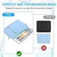 thumbnail image 4 of 3 Pack Small Mouse pad Beach Square Mouse Mat for Wireless Mouse Office Computer Mousepad for Desk Mat Laptop with Non-Slip Rubber Base (Sea), 4 of 7
