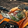 thumbnail image 3 of Uorisanigo ATV Seat Cover Santa Claus Print Four-Wheeler Seat Cover, Waterproof ATV Accessories for Women Men, Compatible with Polaris Sportsman Polaris Scrambler Honda Rancher, 3 of 7