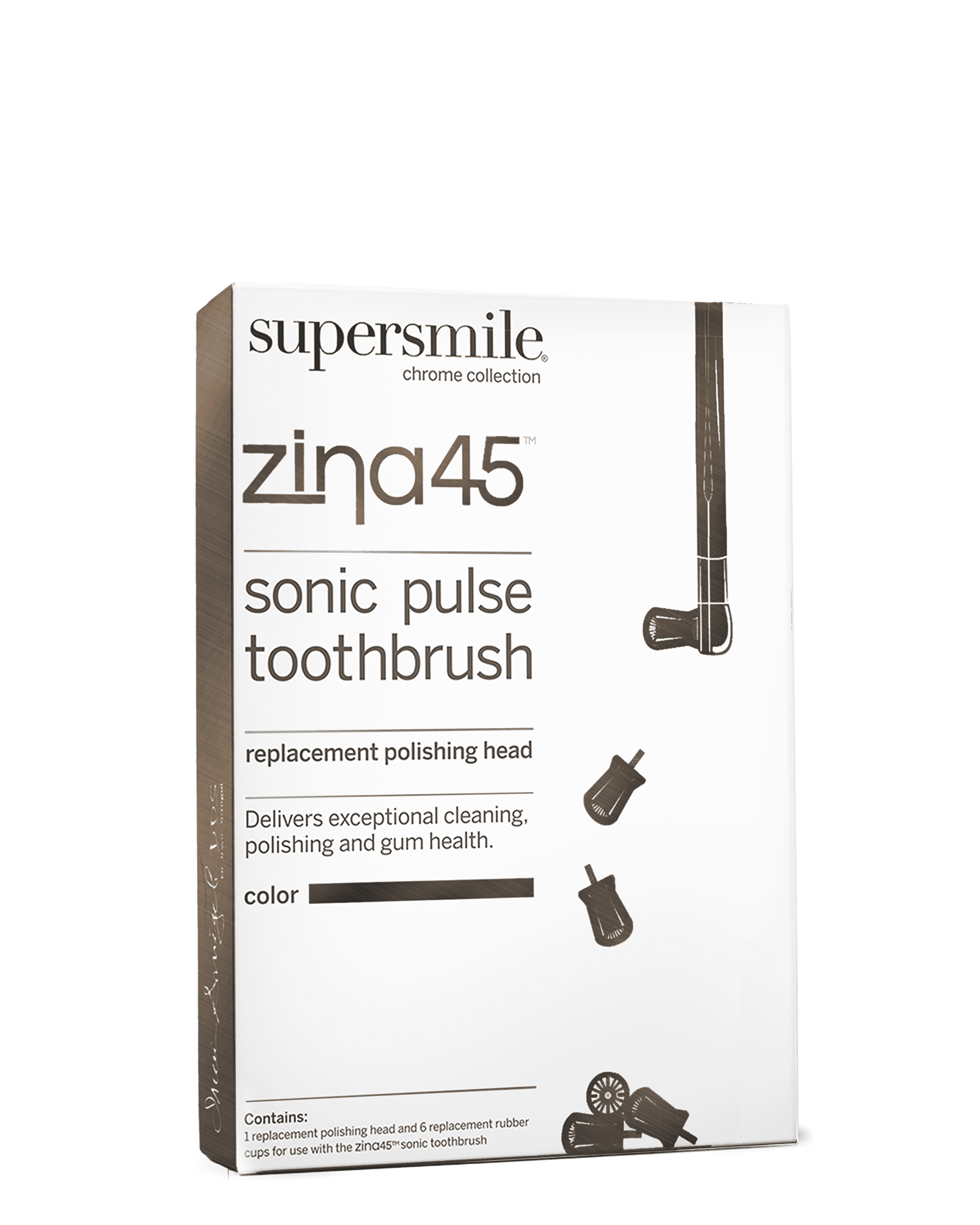 Supersmile Zina45 Replacement Polishing Head, Silicone Cup