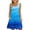 1-Blue, variant on Tween Girls Ombre Dress Sleeveless š„lowy A Line Sundress Casual Elegant Gradient Vest Kids Beach Wedding Party Outfit