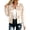 Beige, variant on Gytharion Women's Faux Suede Shirt Jackets Button Front Turn Down Collar Jackets Long Sleeve Solid Color Casual Jackets with Pockets