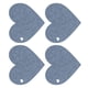 thumbnail image 5 of 4 manteles individuales de silicona en forma de corazón, antideslizantes, impermeables, resistentes al calor, lavables, para mesa de comedor, para alimentación de mascotas, fregadero de coci, 5 of 10
