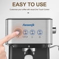 thumbnail image 4 of Aeomjk Coffee Machine Italian Semi-automatic Concentrated High Pressure Extraction Frothed Milk Coffee Machine, 4 of 5
