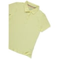 thumbnail image 3 of French Toast Women's Stretch Pique Polo - yellow, l (Big Girls), 3 of 3
