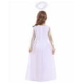 thumbnail image 5 of ChaoLingNeng Girls White Angel Dress for Christmas, Dress Halo Wings White Fancy Dress Up for Girls, Kids Princess Nativity Christmas Holiday Role Play Wear, 5 of 7