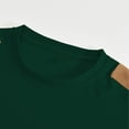 thumbnail image 6 of Colorblock Sweatshirts for Men Long Sleeve Round Neck Pullover Casual T-shirt Workwear Regular Fit Sweater Oversized Sweatshirts Soft Classic Tops Comfortable Loungewear, 6 of 7