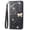 Black, variant on Galaxy Note 20 Case with Shiny Rhinestone, Shockproof PU Leather Retro 3D Butterfly Embossed Wallet Flip Case Magnetic Stand with Card Slot Folio Cover for Samsung Galaxy Note 20,Gray