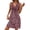 Wine Red, variant on Womens Leopard Print Knot Front Dress Casual Elegant Wrap Style Bodycon Midi Dress for Party Date