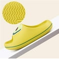 thumbnail image 3 of Zapatillas de frutas para niñas y niños, zapatillas de baño para niños, sandalias deslizantes de verano, zapatos de agua para piscina de playa (niños pequeños/pequeños/grandes), verde mostaza Sincero  Hogar, 3 of 7